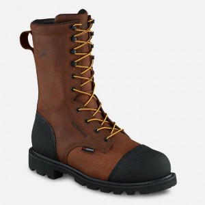 Red Wing 10-inch Waterproof Safety Toe Metguard Boot | COPEUL-384