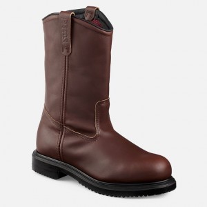 Red Wing 11-inch Insulated Safety Toe Pull-On Boot Schwarz | LSROMJ-941