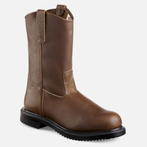 Red Wing 11-inch Safety Toe Pull-On Boot Schwarz | IURKQS-421