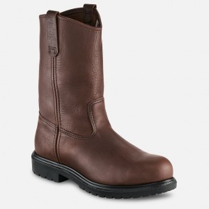 Red Wing 11-inch Safety Toe Pull-On Boot | EZRVWF-905