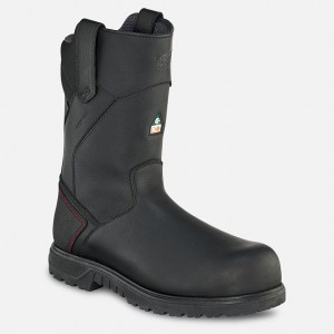 Red Wing 11-inch Waterproof, Insulated, CSA Safety Toe Pull-On Boot Black-Gray | ALHGWJ-938