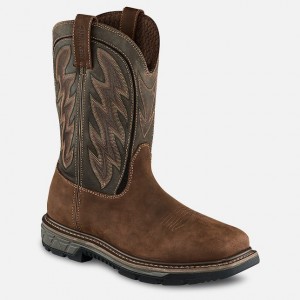 Red Wing 11-inch Waterproof, Safety Toe Pull-On Boot Hell | BMECGD-481