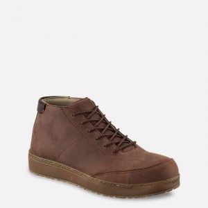 Red Wing 5-inch Safety Toe Chukka Braun | NLZRTM-317
