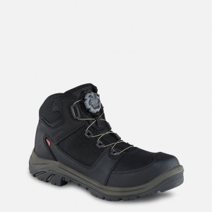 Red Wing 5-inch Waterproof Safety Toe Hiker Boot Black-Gray | TAYGBU-389