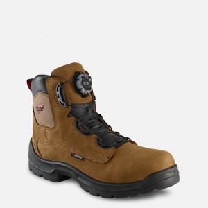 Red Wing 6-inch BOA® Waterproof Safety Toe Boot Schwarz | PGRWKD-275