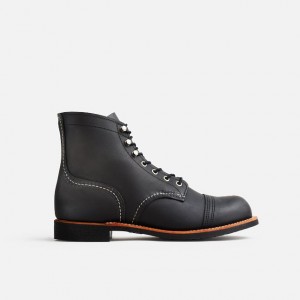 Red Wing 6-inch Boot in Black Harness Leather | RLKBWT-064