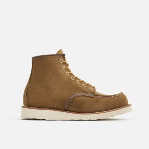 Red Wing 6-inch Boot in Olive Mohave Leather | FCOBKL-296