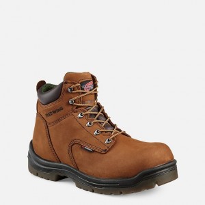Red Wing 6-inch Insulated, Waterproof Safety Toe Boot Braun | VNEWDG-826