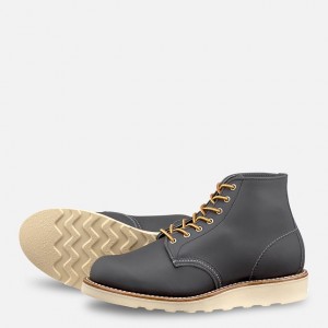 Red Wing 6-inch Round Short Boot in Stone Bluff Leather | PUHGON-918