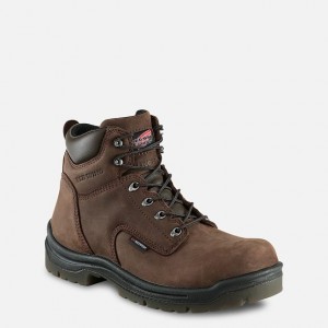 Red Wing 6-inch Safety Toe Boot Braun | PCSNXE-876