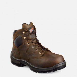 Red Wing 6-inch Safety Toe Metguard Boot Schwarz | FCPJZU-278