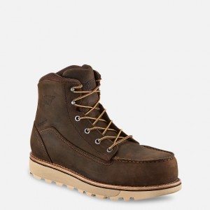 Red Wing 6-inch Wasserdichte, Insulated Sicherheits Kappe Boot Tan | SPRGVA-570
