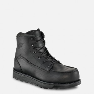 Red Wing 6-inch Waterproof Safety Toe Boot Schwarz | GQOPLK-308