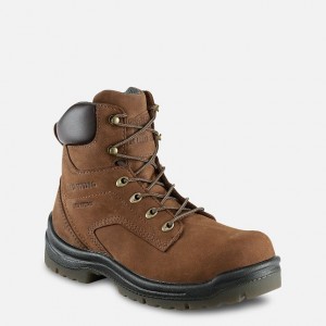 Red Wing 6-inch Waterproof Safety Toe Boot Braun | TZGPDL-207
