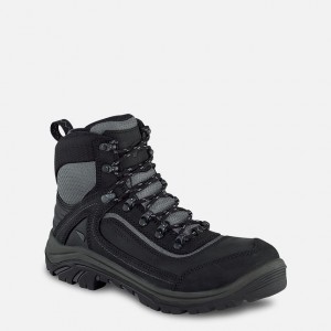 Red Wing 6-inch Waterproof Safety Toe Boot Black-Gray | IMXTLY-764