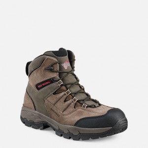 Red Wing 6-inch Waterproof Safety Toe Hiker Boot Gray | JFELQG-935