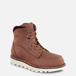 Red Wing 6-inch Waterproof Soft Toe Boot Crepe | RXBJEF-408
