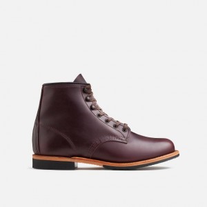 Red Wing 6-inch boot in Black Cherry Excalibur Leather | XAIWOH-135