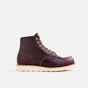 Red Wing 6-inch boot in Black Cherry Excalibur Leather | VFUOMH-940