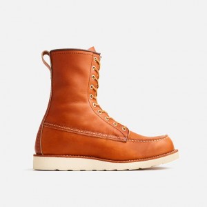 Red Wing 8-Inch Boot in Oro Legacy Leather | NAVRLW-152
