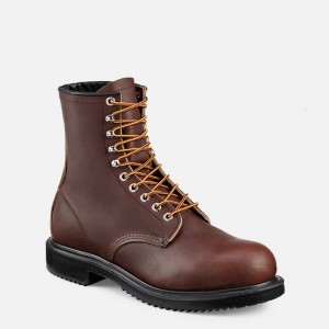 Red Wing 8-inch Safety Toe Boot Schwarz | APZOJH-510