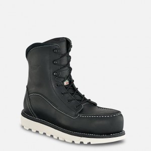 Red Wing 8-inch Waterproof CSA Safety Toe Boot Crepe | QDMCOA-186