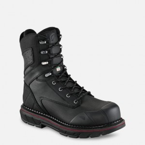Red Wing 8-inch Waterproof CSA Safety Toe Boot Schwarz | YPSWGB-173