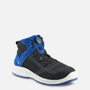 Red Wing Athletic BOA® Safety Toe Hiker Blau | KVCWNA-385