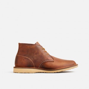 Red Wing Chukka in Copper Rough & Tough Leather | TECWUY-213