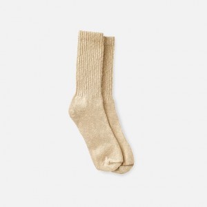 Red Wing Cotton Blend Ragg Crew Boot Socks in Over Dyed Cream/Coffee Cotton Blend | RSKXTD-756