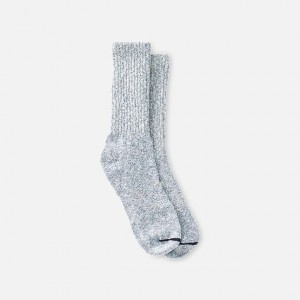 Red Wing Cotton Blend Ragg Crew Socks in Carolina Blue/Navy/White Cotton Blend | ENOTRB-018