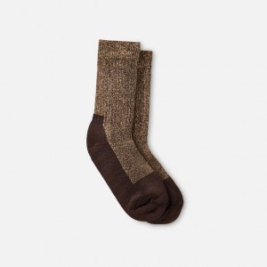 Red Wing Deep Toe-Capped Crew Sock in Brown | UHGZOC-174