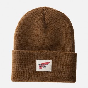 Red Wing Kids Cuffed Beanie Hat in Copper | NFDPVQ-069