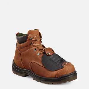 Red Wing King Toe® 6-inch Work Boot 4456 Braun | QTVSNK-156