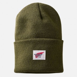 Red Wing Knit Watch Hat in Green | GEFAMN-578
