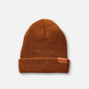 Red Wing Merino Wool Knit Hat in Copper | QCTXRN-895