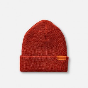 Red Wing Merino Wool Knit Hat in Rust | EDXNTQ-648