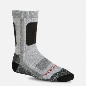 Red Wing Performance Crew Work Sock in Black | QVLEPS-807