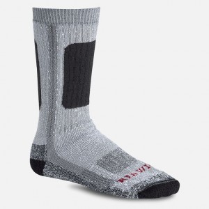 Red Wing Performance Mid-Calf Sock in Black | BTAMOU-829