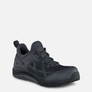 Red Wing Safety Toe Athletic Work Shoe Black-Charcoal | HKRZYE-248