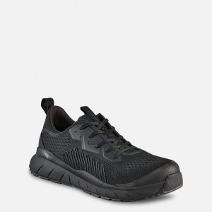 Red Wing Safety Toe Oxford Black-TanFleck | JKEYXA-968