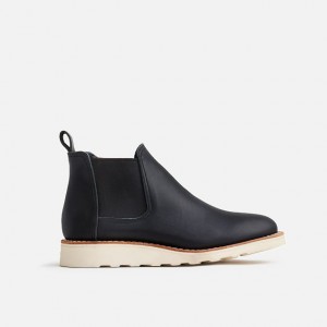 Red Wing Short Boot in Black Boundary Leather | TAREZX-281