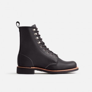 Red Wing Short Boot in Black Boundary Leather | JPQXZI-716
