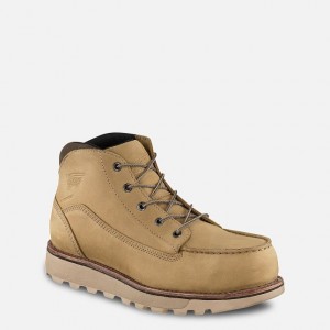 Red Wing Waterproof Safety Toe Chukka Tan | OUYPCW-847