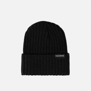 Red Wing Wool Hat in Black | SMTFJA-206